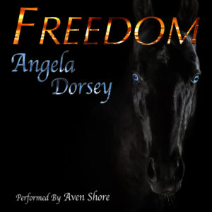Audiobook cover for the juvenile fiction novel Freedom aka A Horse Called Freedom by Angela Dorsey